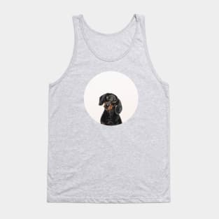 Dachsy the Dachshound Dog Tank Top